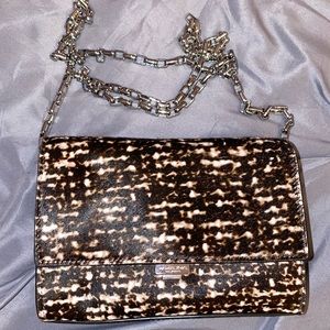 Michael Kors calf hair clutch